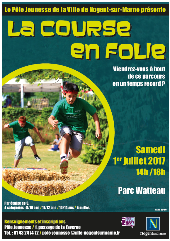 2ème édition de La Course en folie Ville de NogentsurMarne