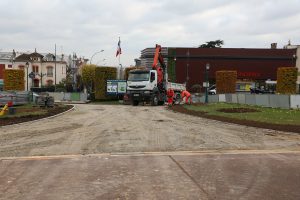 travaux esplanade mairie Nogent-sur-Marne