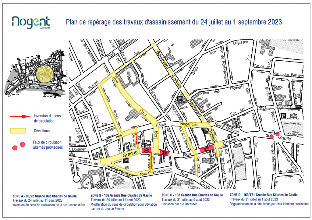 Travaux d'été Grande Rue Charles de Gaulle - Ville de Nogent-sur-Marne