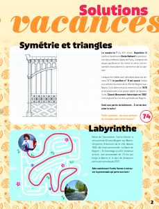 solution cahier vacances 2